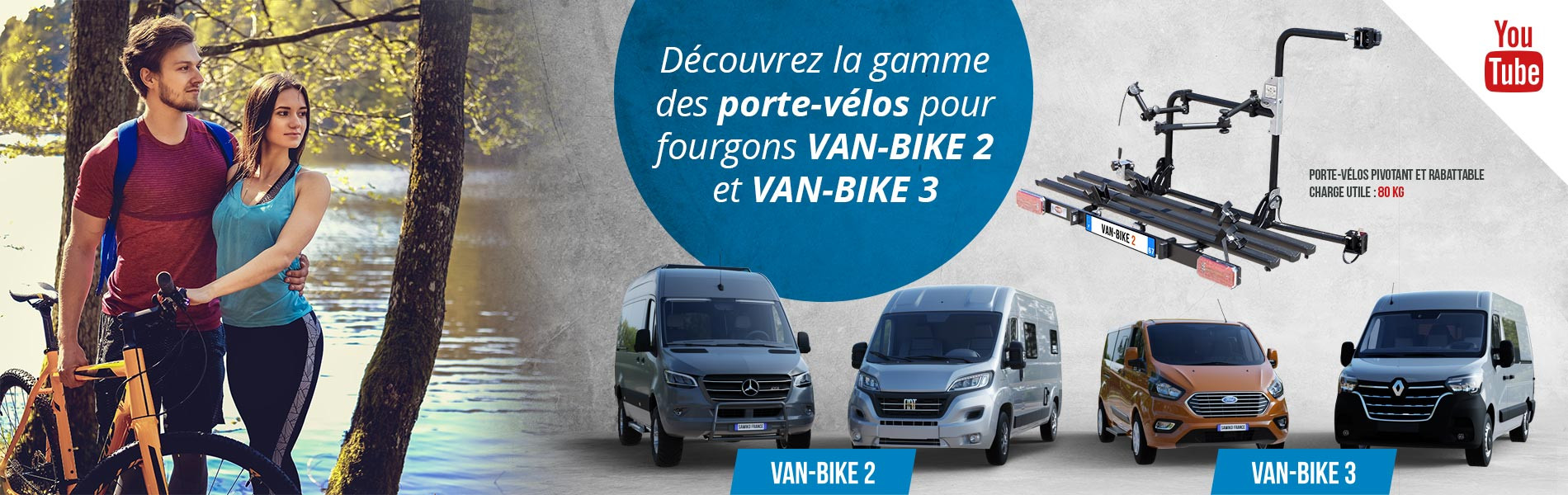 Porte-vélos Van-Bike 2 et Van-Bike 3